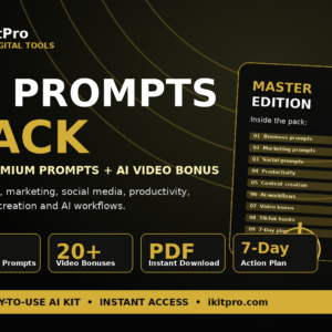 AI Prompts Pack — 60 Premium Prompts + AI Video Bonus