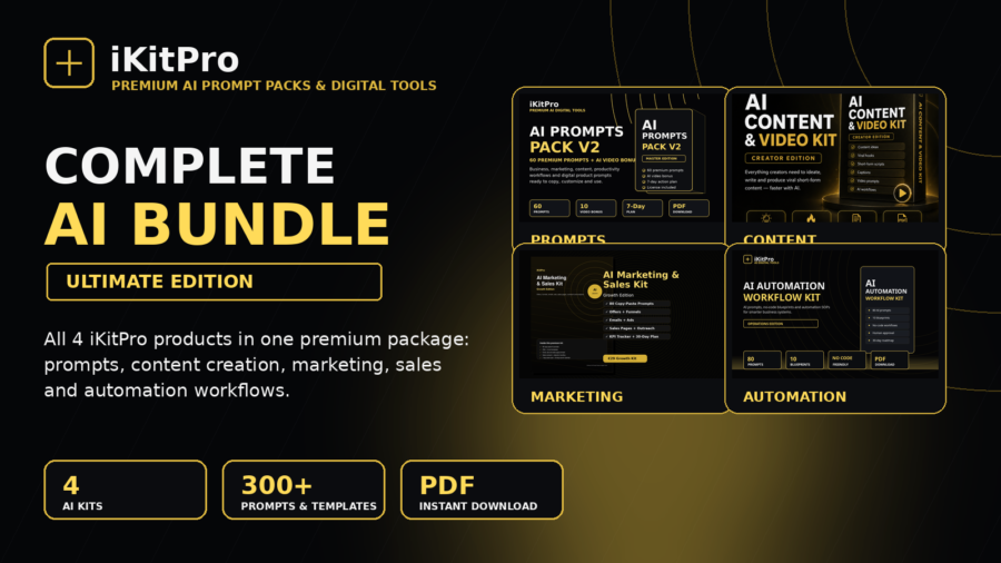 iKitPro Complete AI Bundle — Ultimate Edition