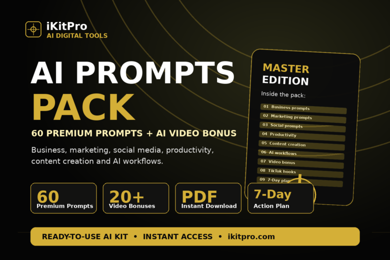 AI Prompts Pack — 60 Premium Prompts + AI Video Bonus